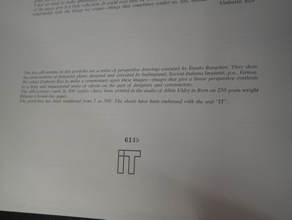 Artwork by Danilo Baracchini, Danilo BARACCHINI (XXe siècle). Ensemble, Made of portfolio