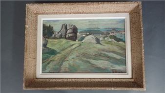 Marcel LE TOISER (1907-c.1980). « Vue d’une - Marcel LE Toiser