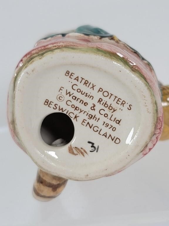 Beatrix Potter | 6 Beswick Beatrix Potter Figures | MutualArt