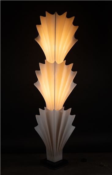 MCM Roger Rougier (1902-1988) Hollywood Regency Sea Shell Floor Lamp - Maison Rougier