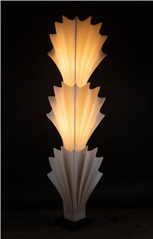 MCM Roger Rougier (1902-1988) Hollywood Regency Sea Shell Floor Lamp - Maison Rougier