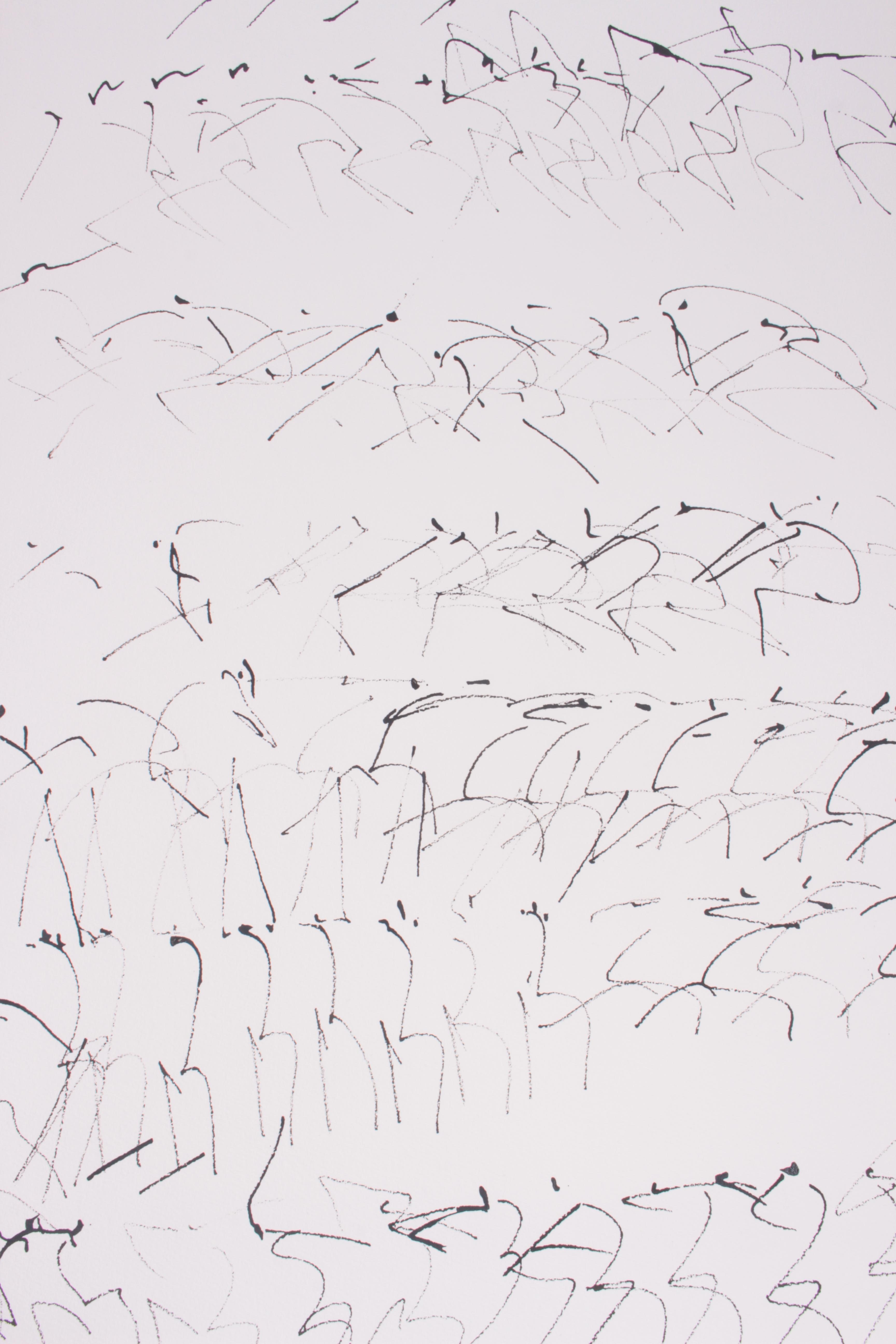 Artwork by Lore Heuermann, Lore Heuermann, Made of pen on paper