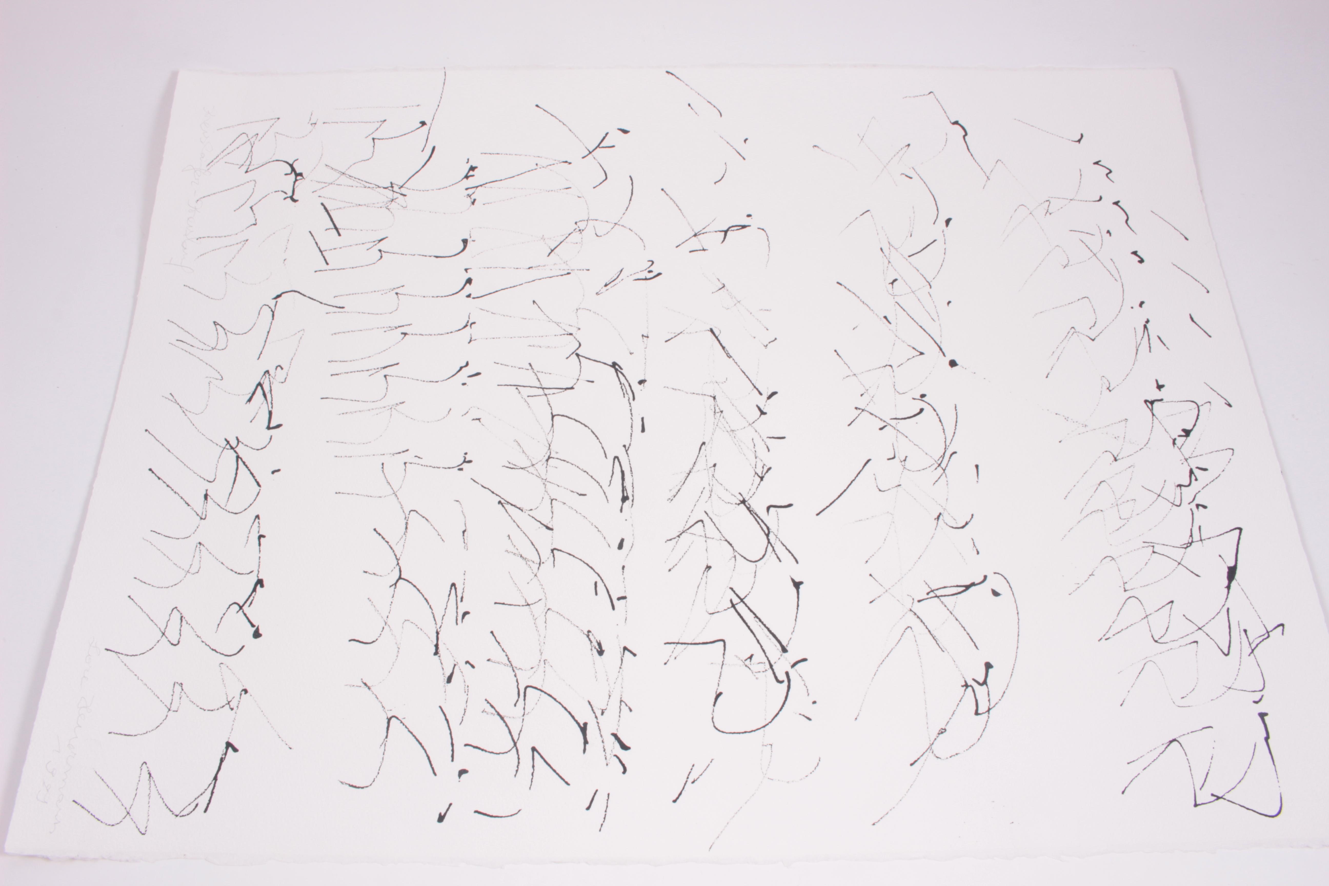 Artwork by Lore Heuermann, Lore Heuermann, Made of pen on paper