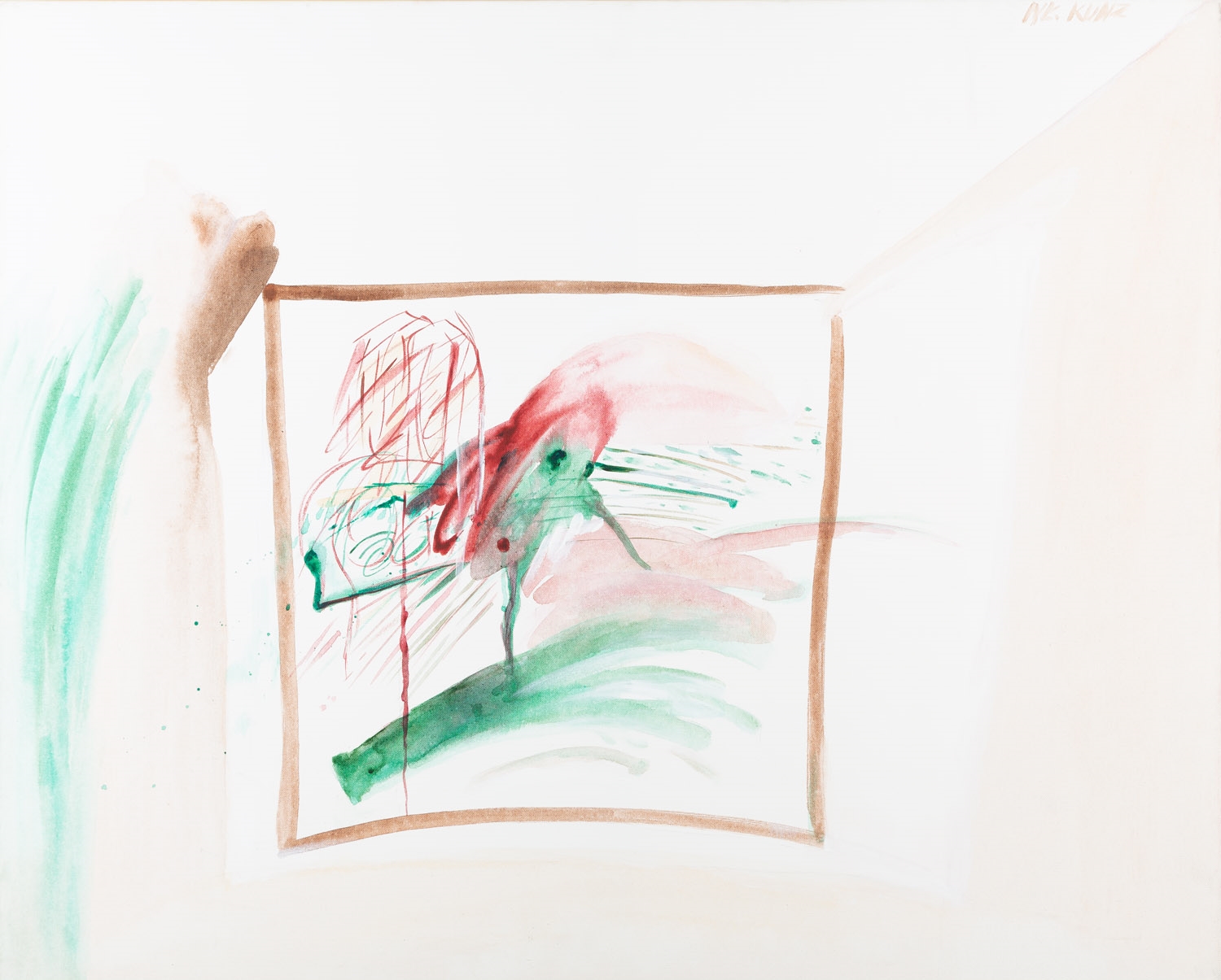 Artwork by Włodzimierz Kunz, Seasons II - Little summer, Made of mixed media