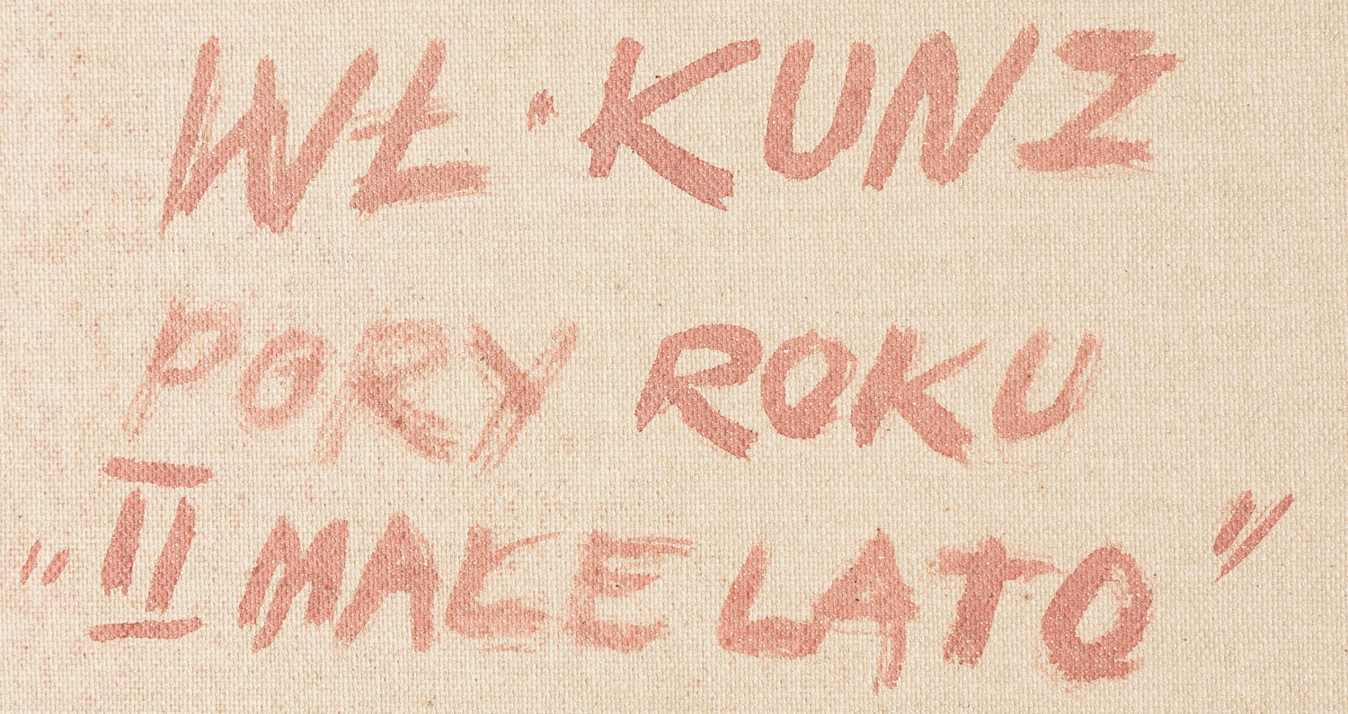 Artwork by Włodzimierz Kunz, Seasons II - Little summer, Made of mixed media