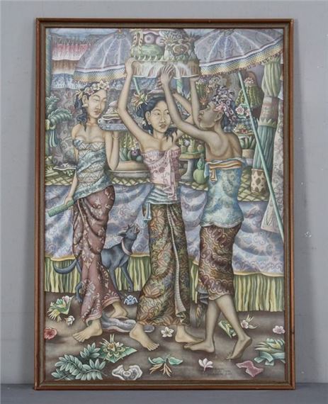 Untitled (Women in the Market, Ubud, Bali) by I Nyoman Berata