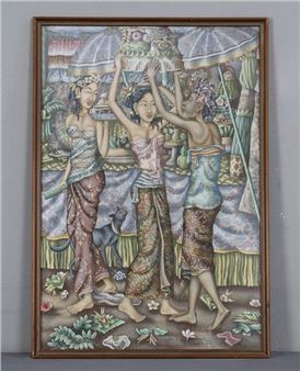 Untitled (Women in the Market, Ubud, Bali) - I Nyoman Berata