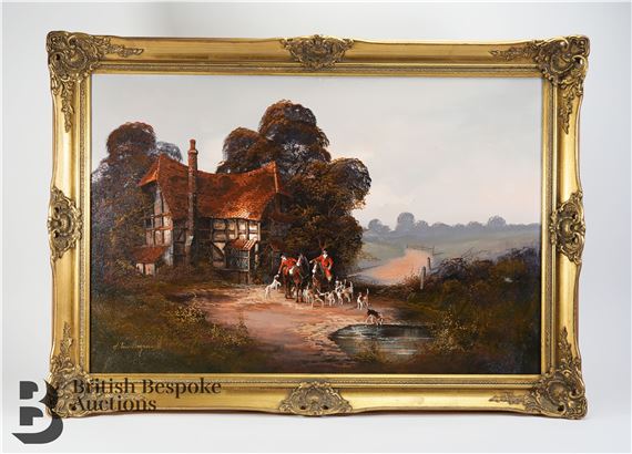 John Horsewell Oil on Canvas by John Horswell