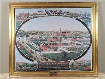 1881 View of The Berks County Print - John Rasmussen