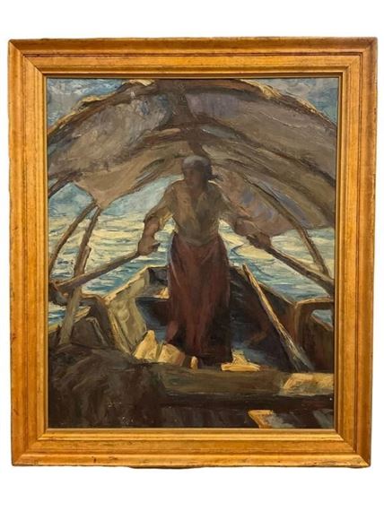 Alfeo Argentieri Signed Painting by Alfeo Argentieri