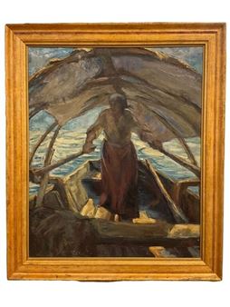 Alfeo Argentieri Signed Painting - Alfeo Argentieri