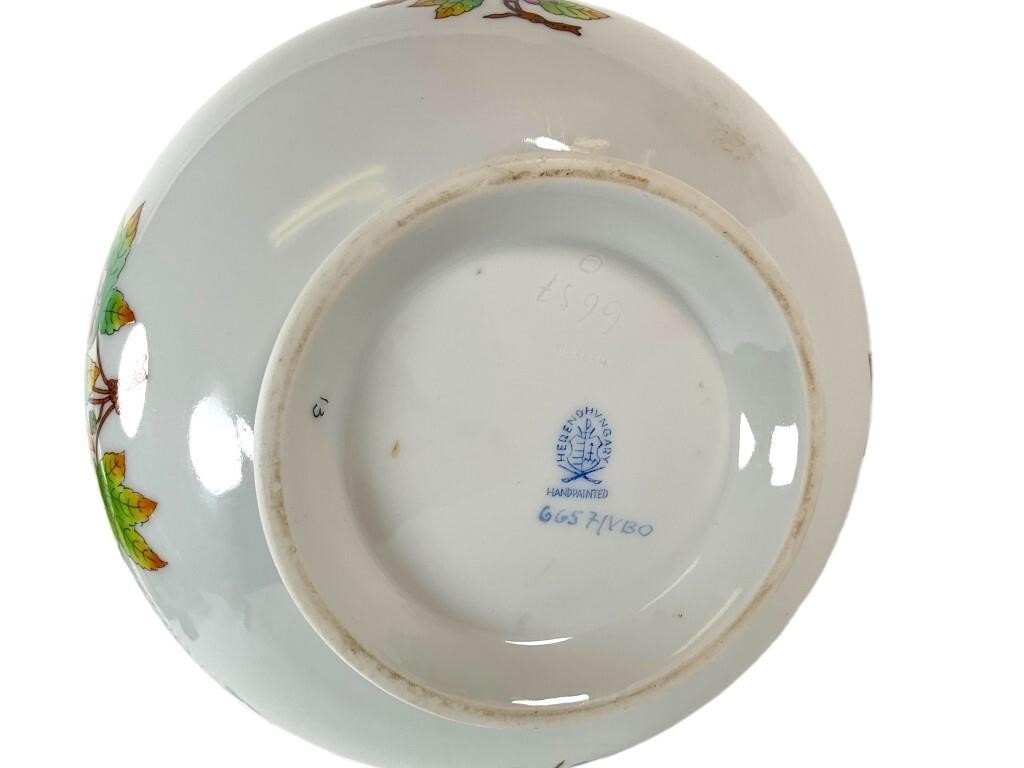 Queen Victoria | Herend Queen Victoria Rams Head Vase | MutualArt