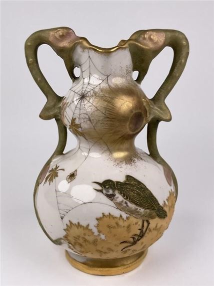 Austrian Amphora Porcelain RStK Vase by Riessner, Stellmacher & Kessel, 1899 and 1900