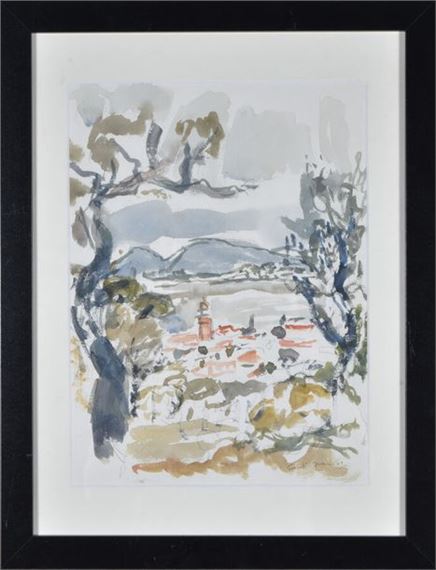 Village du Midi, 1981 by Marcel Saint-Jean, 1981