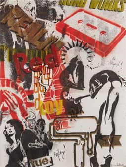 Damien Paul GAL (born 1976)
Mixtape red
Stencil,... - Lot 219 - Euvrard & Fabre - Damien-Paul Gal