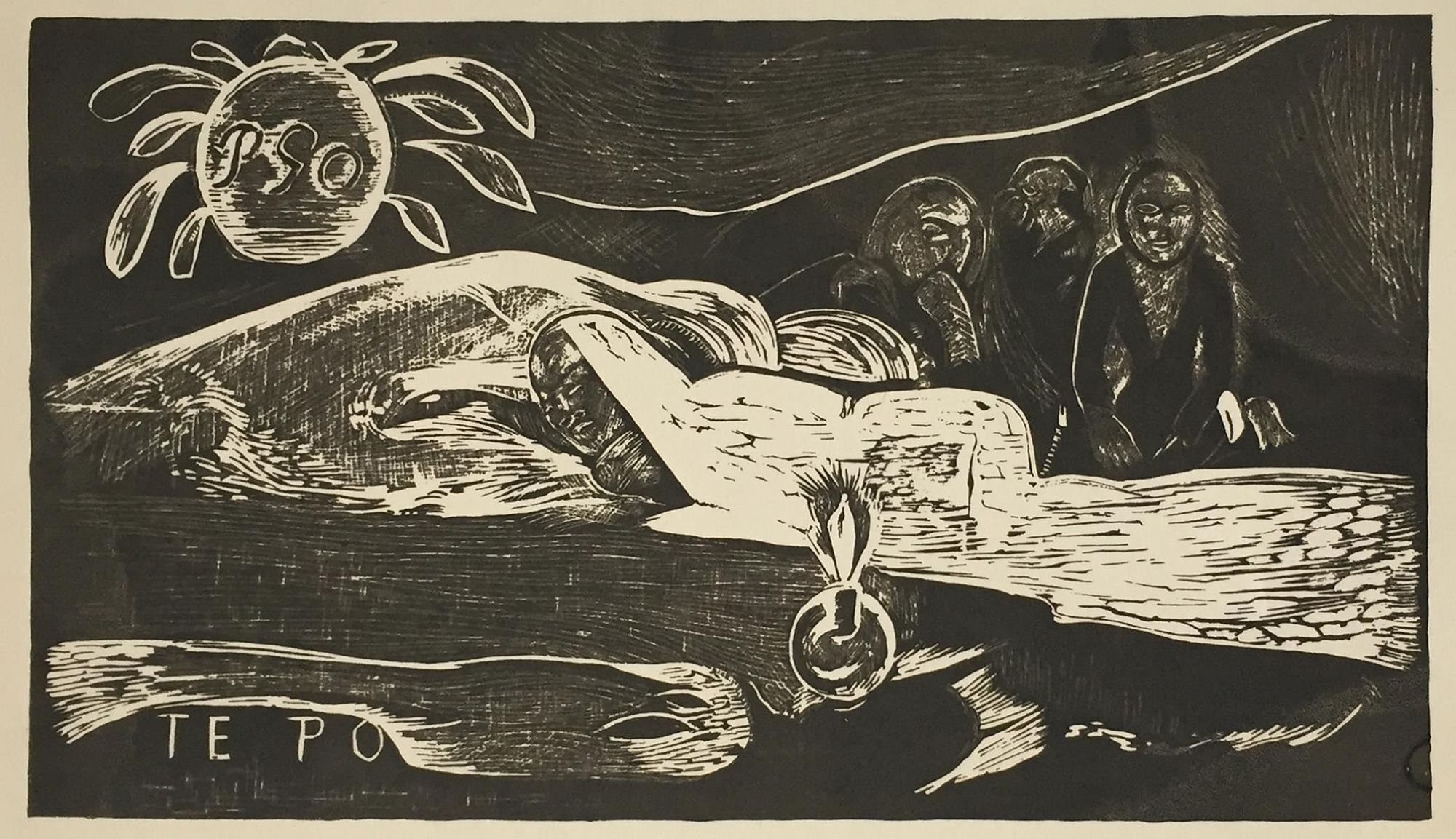 Paul Gauguin | Paul Gauguin - Te Po (The God of Darkness (Circa 1950 ...