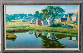 Modern Rural Landscape - Francis Wenderoth‏ Saunders