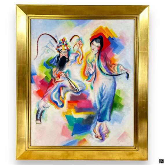 Stanton Macdonald-Wright O/C Chinese Theater by Stanton MacDonald-Wright, 1926