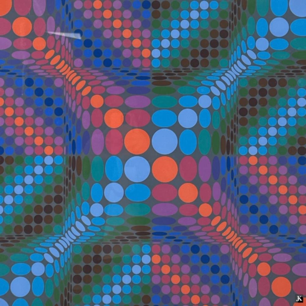 Victor Vasarely | Victor Vasarely Color Screenprint Delocta (1979 ...