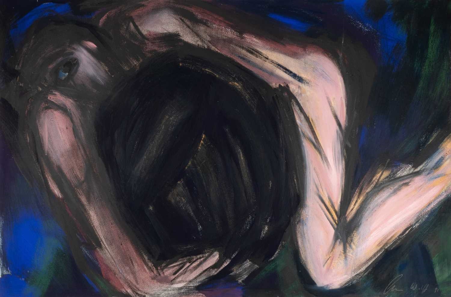 Artwork by Ann Wolf, Ann Wolf (1937 Lübeck – lebt in Schweden, Made of Acryl