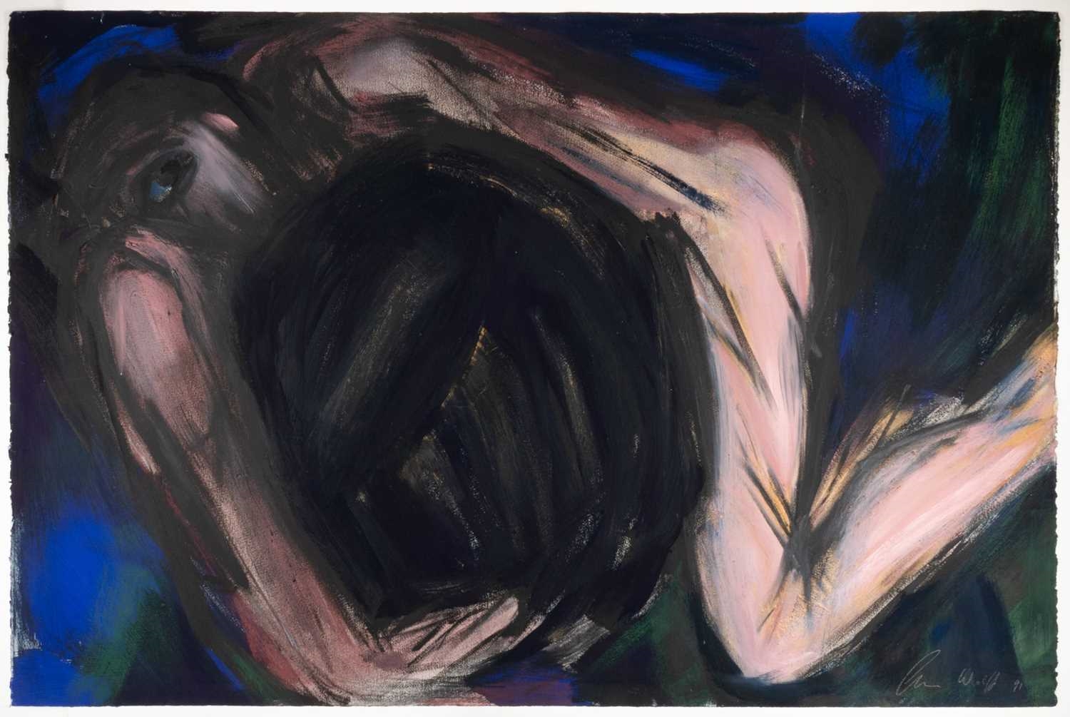 Artwork by Ann Wolf, Ann Wolf (1937 Lübeck – lebt in Schweden, Made of Acryl