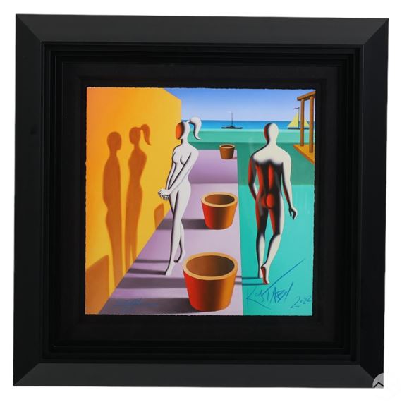 絵画 Love At First Sight Mark Kostabi | Love at First Sight. | MutualArt
