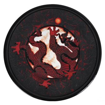 Valerie Surjan for Nourot Cameo Glass Dragon Plate - Valeri Surjan