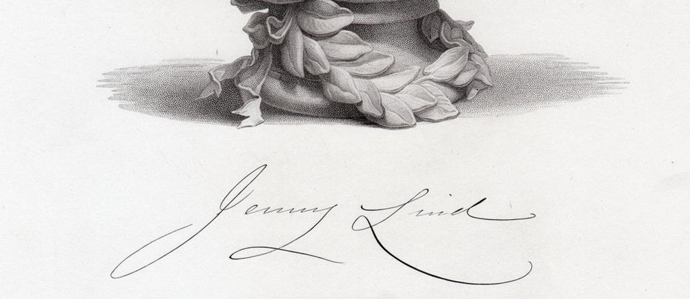 Joseph Durham | Joseph Durham Jenny Lind 1850 Signature/ engraving ...