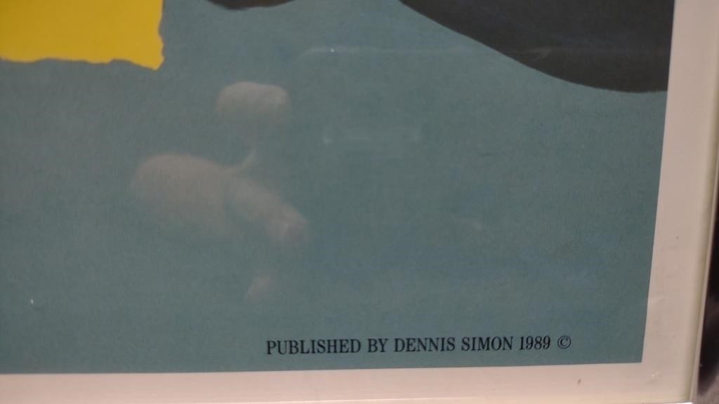 Artwork by Dennis Simon, 1989 Baltimore Concours D'Elegance Car Show Poster, Made of poster