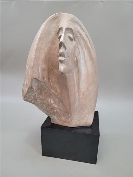 David Fisher | STARGAZER Female Bust Sculpture (1980) | MutualArt
