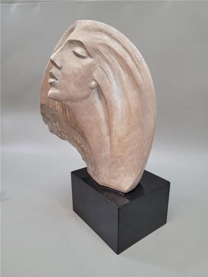 David Fisher | STARGAZER Female Bust Sculpture (1980) | MutualArt