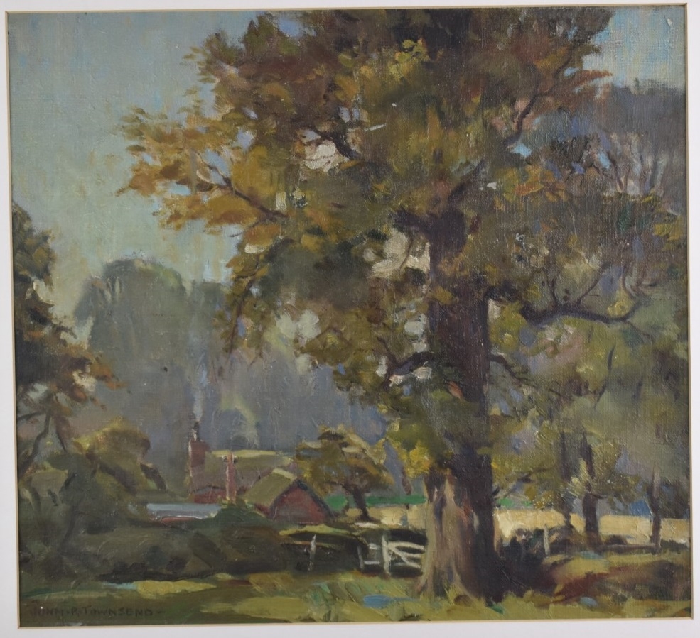 John R. Townsend | John Richard Townsend (1930-2013) oil on canvas ...