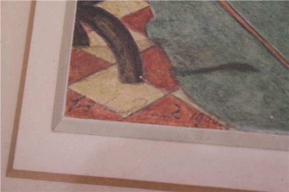 A Signed Water Colour by "The Master Illustrator" George Cru by George Cruikshank, circa 1900s