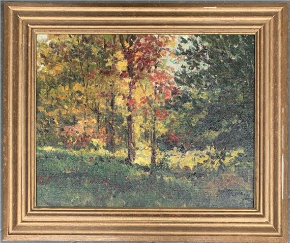 autumnal trees,cm by Bogomir Bogdanovic