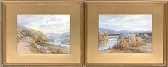 F. Slade, a pair of earlyth century  landscapes - F. Slade