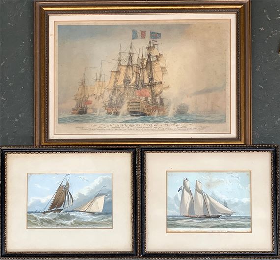 The Glorious 1st of June by Harold Wyllie, 19th century