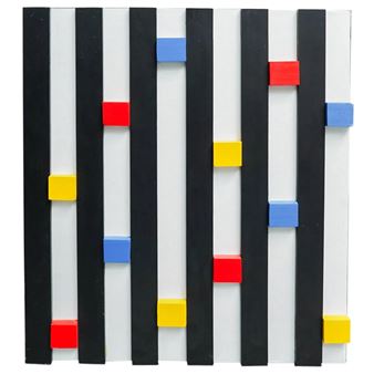 Abstract Vertical Bars - Hank Hecht