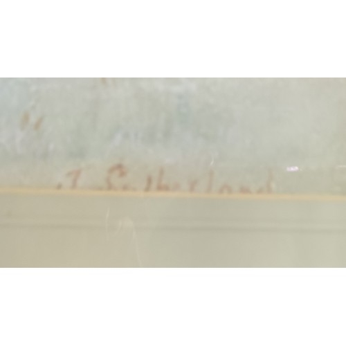 Artwork by J. Sutherland, Large framed pastel drawing depicting women picking from the fields, Made of pastel drawing