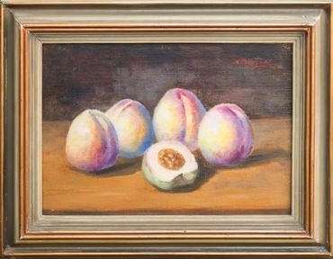 "Zátiší s broskvemi" - Vilém Mužík