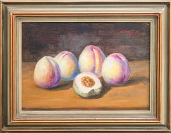 &quot;Zátiší s broskvemi&quot; - Vilém Mužík