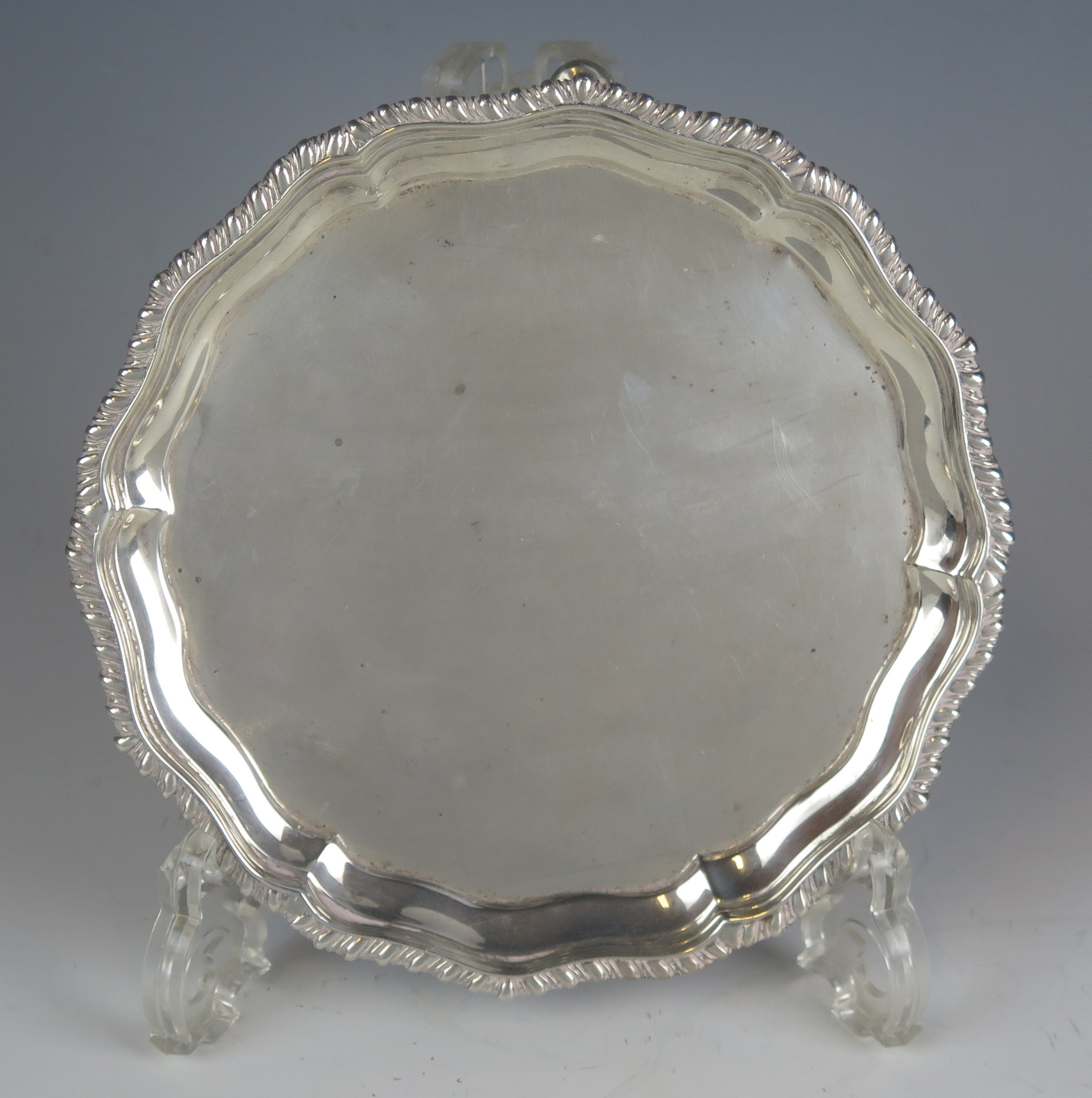 Charles Stuart Harris | A Victorian silver waiter (1895) | MutualArt