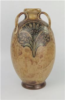 Royal Doulton Three Handled Vase by William Rowe - William Rowe