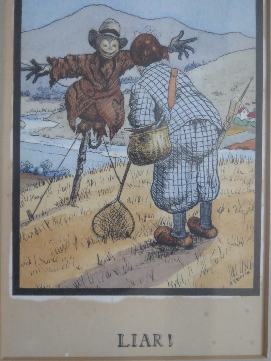 Artwork by H. Griffin, H, Made of painting, watercolour