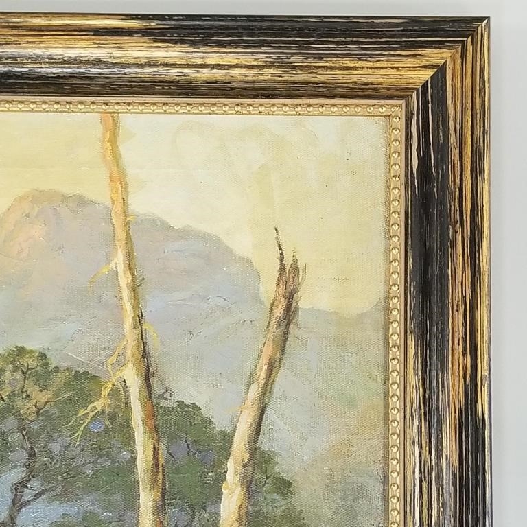 Homer Nelson | canvas - hunting scene - 36 3/4 x 46 3/4 O.D. | MutualArt