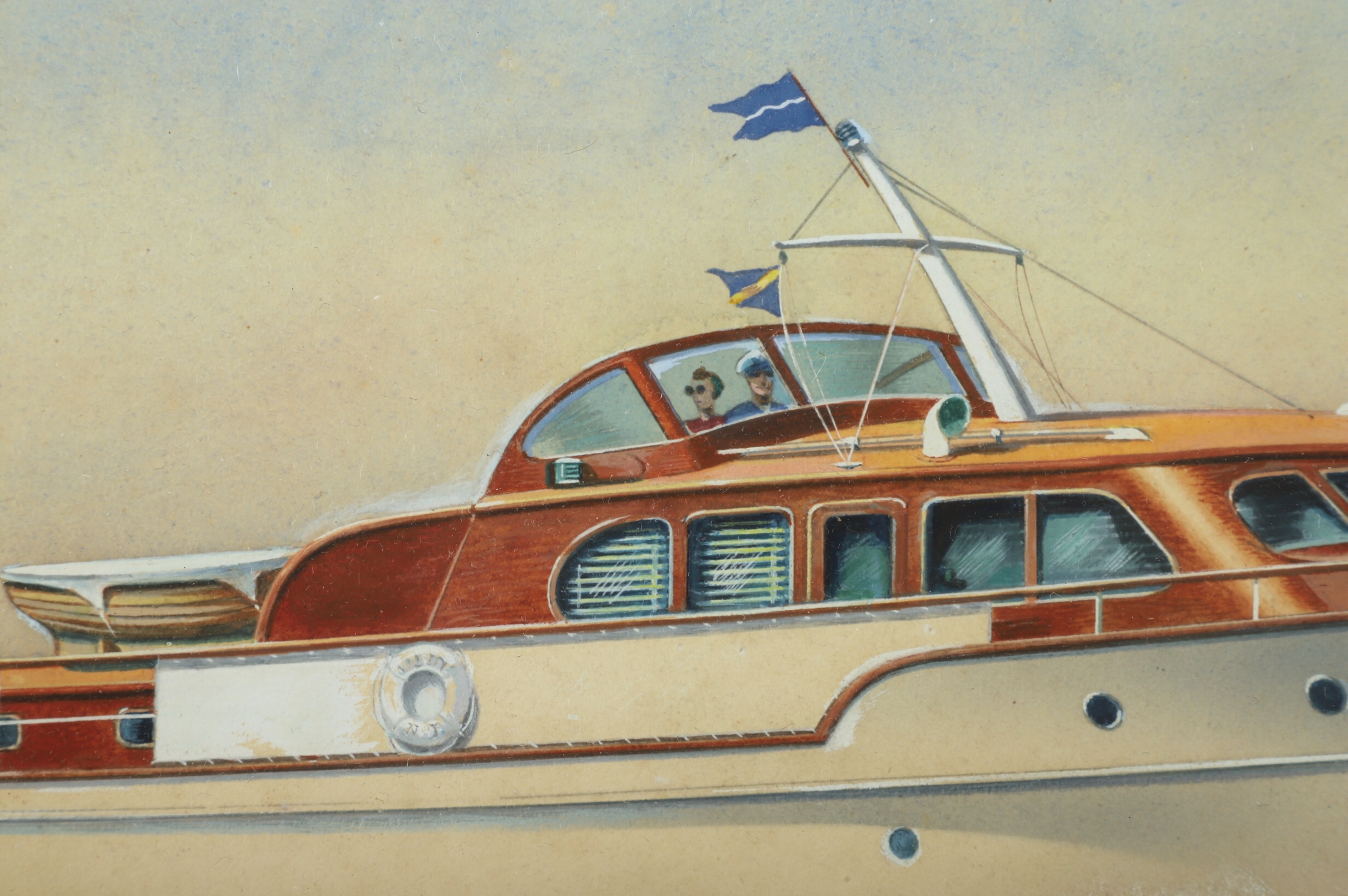 Artwork by Lester Fagans, Lester Fagans, Made of watercolor on board