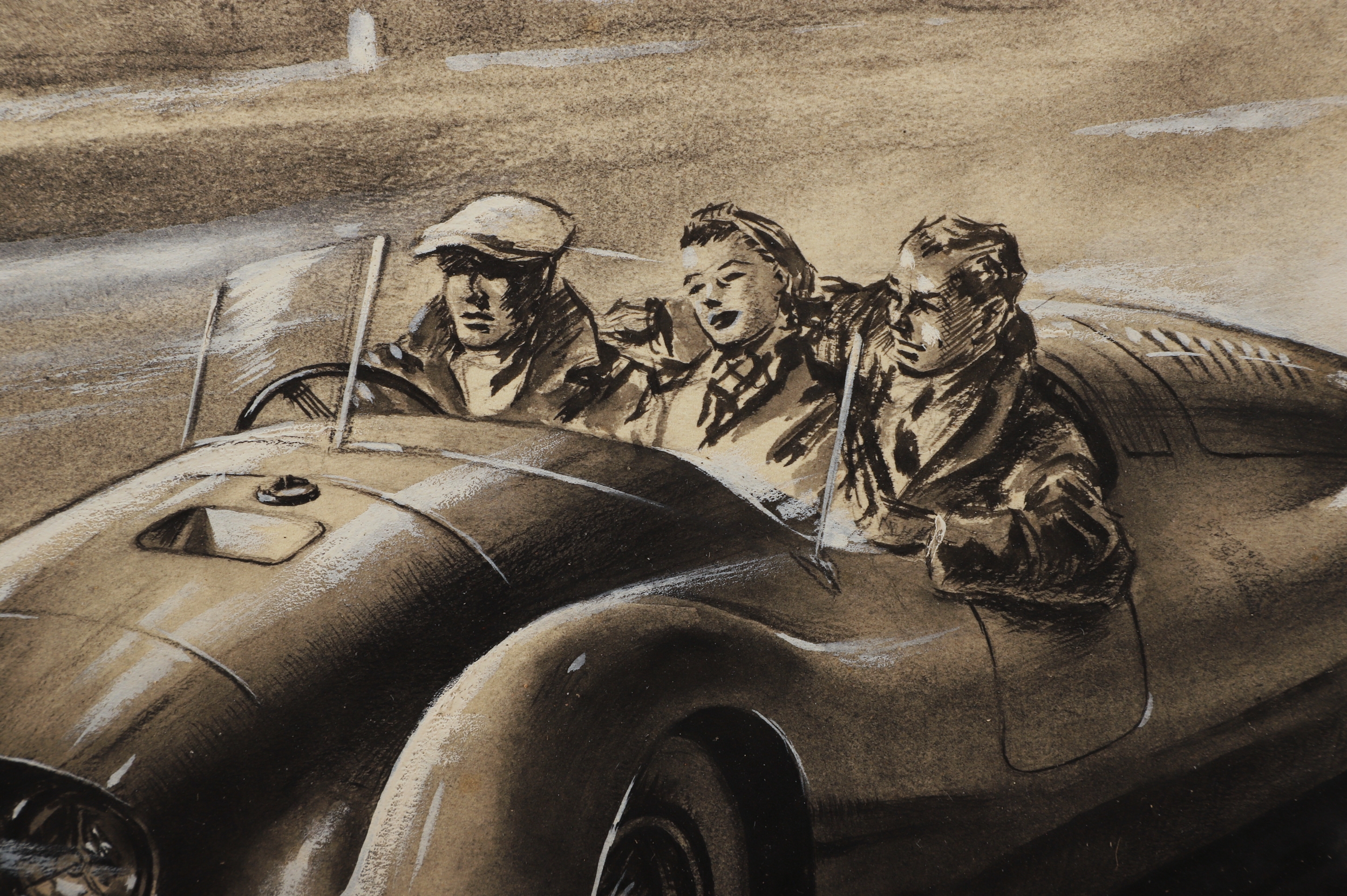 George Lane | George Lane Vintage Automobile illustration | MutualArt