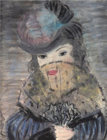 Dama com Leque - Noemia Mourão