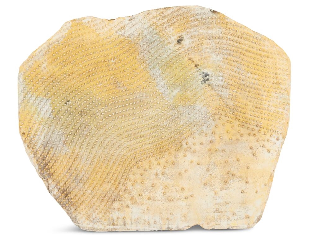 Artwork by Terry Weldon, Stele Fragment", 1983, Made of ceramic sculpture