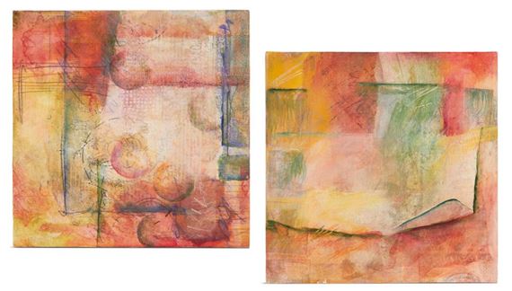 The Persistence of Patterns #10" and "The Persistence of Patterns #5 by Katie Rafferty