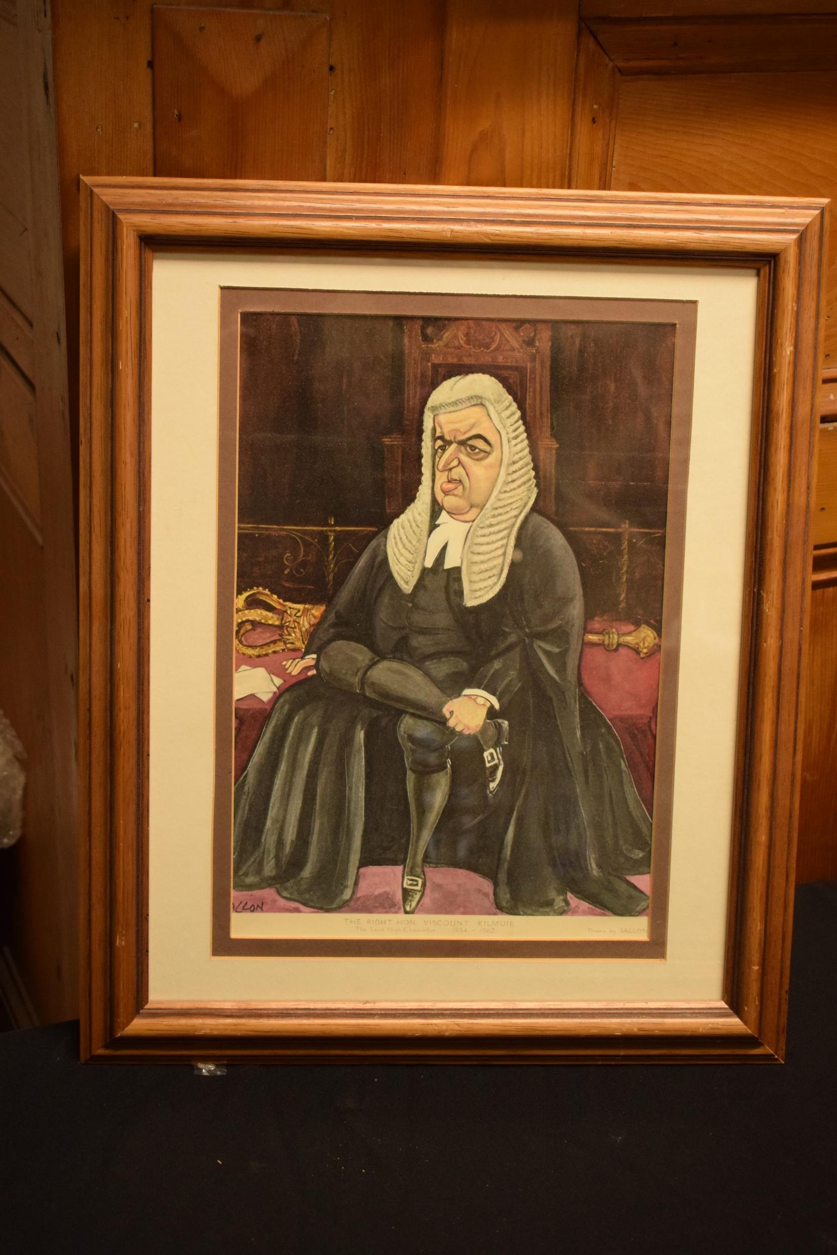 Ralph Sallon | Ralph Sallon caricature prints of Judges to include Lord ...